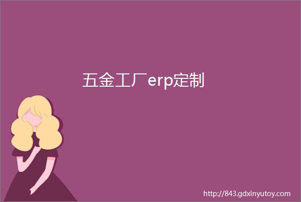 五金工厂erp定制