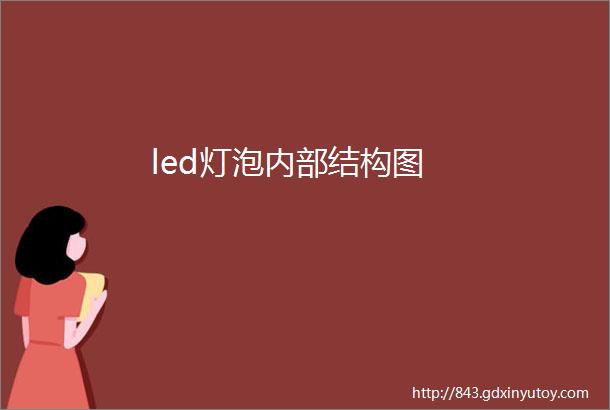 led灯泡内部结构图